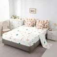 thumbnail image 5 of Castle Fairy Children Gingerbread Man 7-Piece Twin Bedding Sets,Xmas Stockings Bedding Comforter Set,Happy New Year Breathable Sheet Sets,Microfiber Bedroom Decor, 5 of 8
