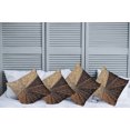 thumbnail image 6 of Ambesonne Coffee Throw Pillow Cover 4 Pack, Many Varieties of Beans, 18", Beige Brown Pale Brown, 6 of 6