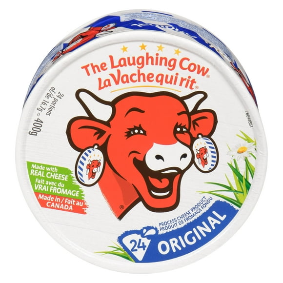 The Laughing Cow, Original, Spreadable Cheese 24P, 24 Portions, 400 g