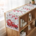 thumbnail image 6 of Table Runners 72 Inches Long Dress Scarves, Valentine's Day Farmhouse Kitchen Table Runner, Coffee Tablerunners, Red Love Hearts Car Romantic Grey Wooden 14x72 Inch, 6 of 9