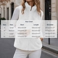 thumbnail image 3 of Nfurl Women's Fleece Vests with Pockets Warm Sleeveless Vest Jacket Trendy Fall Winter Stand Collar Outerwear Vests White,XL, 3 of 7