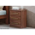 thumbnail image 2 of Buro Mesa de Noche Supermuebles Baiao Imbuia Naturale 3 Cajones, 2 of 5