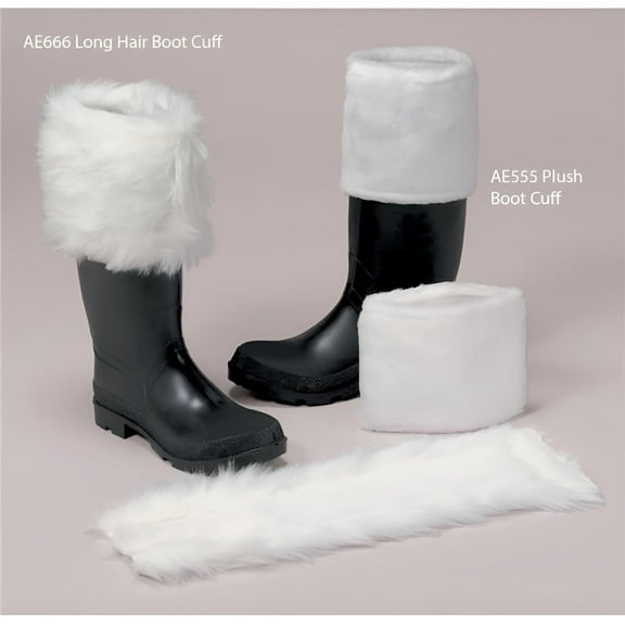 Halco Adult General Sizing Long Hair Santa Boot Cuffs - One Size Fits Most