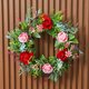 thumbnail image 3 of Flores artificiales, flores falsas, flores artificiales, juego de regalo para mujer, puerta de entrada, flores aromáticas, hojas y plantas de dinero, guirnaldas de flores para exterior, decoración de, 3 of 6