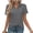 Dark Gray, variant on Tops for Women Oversized Turtleneck Short Sleeve Summer Tops Formal Loose Fit Solid Color Athletic Shirts Workout Tops for Women