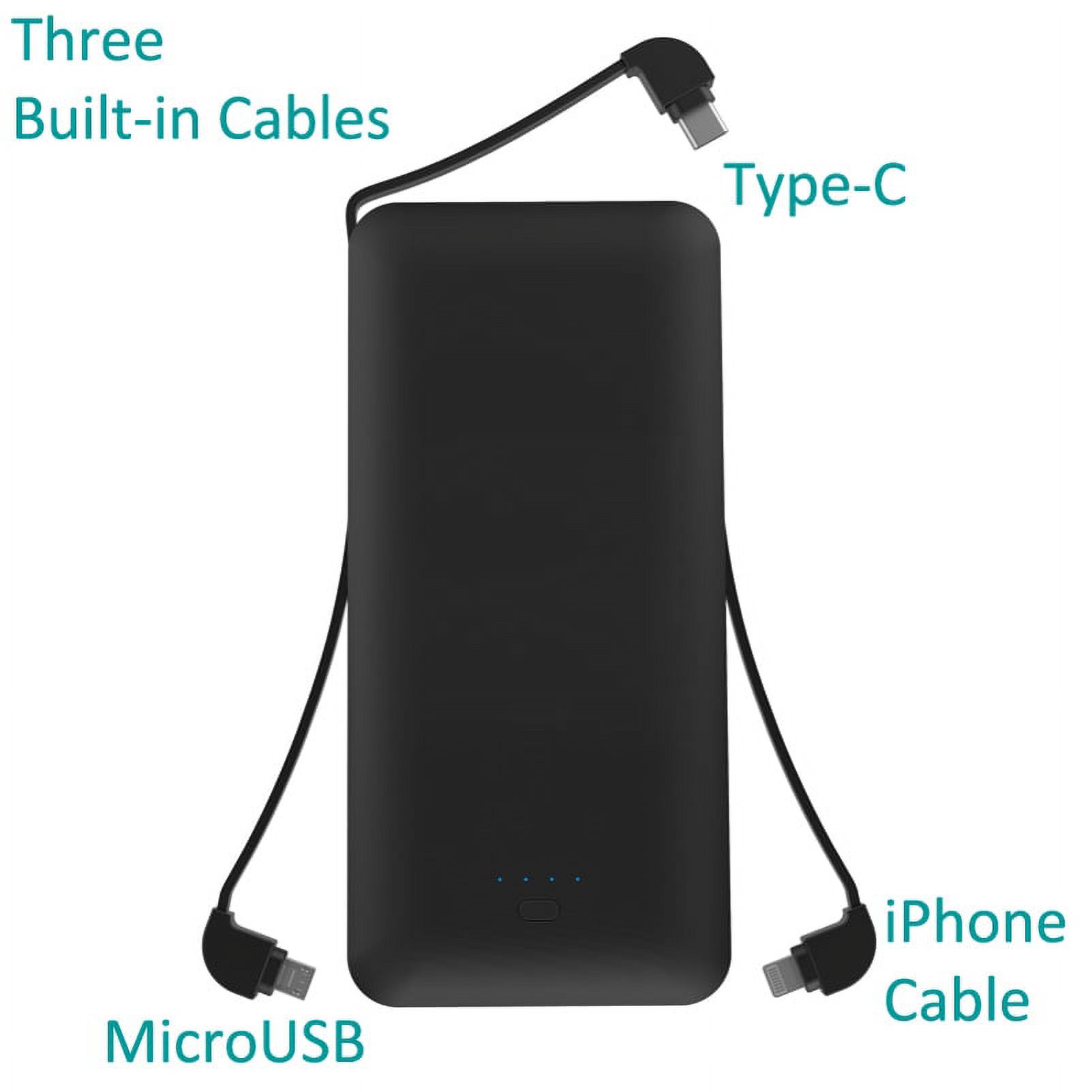Charger 10000mAh Power Bank for Galaxy S20/Ultra/Plus - Backup Battery Portable USB Port Built-in Adapters AC Plug Slim J9G for Samsung Galaxy S20/Ultra/Plus Phones