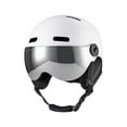 thumbnail image 4 of Casco de Snowboard con gafas de esquí, casco de esquí, protección en deportes para la cabeza, casco de nieve transpirable moderno de tamaño ajustable, 4 of 8