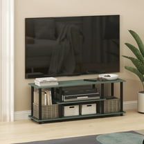 Furinno TURN-N-TUBE 3-Tier TV 3D Entertainment Center up to 50 Inch Sage Green