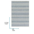 thumbnail image 3 of Livabliss Outdoor Rugs, 2x3 Eagean Global Blue Area Rug for Patio, Porch, Deck, Backyard, Waterproof Indoor Outdoor Carpet (2' x 2'11"), 3 of 9