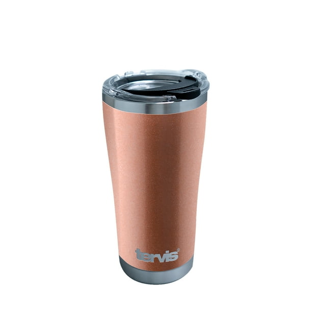 Rose Gold Powder Coat 20 oz Stainless Steel Tumbler with lid Walmart