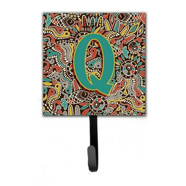 Carolines Treasures CJ2013-QSH4 Letter Q Retro Tribal Alphabet Initial Leash & Key Holder