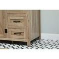 thumbnail image 5 of Elegant Decor Grant 42" Aluminum MDF Single Bathroom Vanity in Natural Oak, 5 of 8