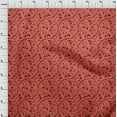 thumbnail image 3 of oneOone Cotton Flex Red Fabric Asian Floral Block Sewing Craft Projects Fabric Prints By Yard 40 Inch Wide, 3 of 3