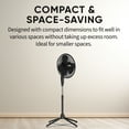 thumbnail image 7 of EVO 16" Aromatherapy Stand Fan – Powerful Cooling, Aroma Therapy Compatible, and Easy Assembly, 7 of 7