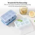thumbnail image 2 of justharion 2 Pieces Ice Tray Equipment Block Holding Box Making Accessory Refrigerator Simple Lidded Mold Kitchen Gadget Icing Mould Dark blue, 2 of 7