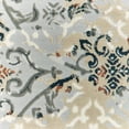 thumbnail image 2 of 4' X 6' Grey And Gold Abstract Power Loom Stain Resistant Area Rug, 2 of 7