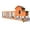 122 in-Brown, variant on Aukfa 85" Large Wooden Chicken Coop Walk-in Chicken Run Cage w/ Nest Box&Weatherproof Roof for Outdoor, Backyard