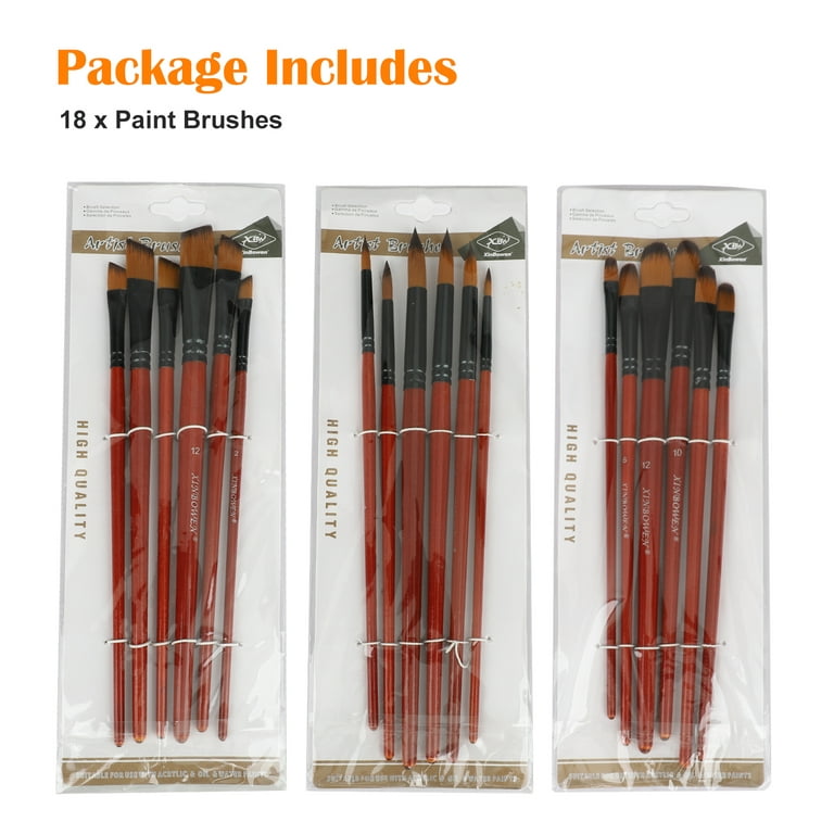 Artbox Artist Natural Bristle Brush (Pack of 12)