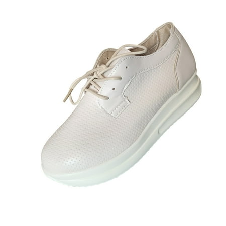 

Rdeuod Women Sneakers Breathable Color Solid Shoes Plus Size Fashion Sports Women S