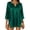 Green, variant on 3/4 Length Sleeve Womens Tops Spring Summer Glitter Sequin V Neck Relaxed Fit Sparkle T Shirts Rave Tops Clubwear