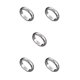 thumbnail image 2 of Anillo Sonducket para Parejas de Aleación Estilo moderno Talla 4#, 2 of 6