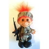 Russ Vintage Trolls Doll - SOLDIER TROLL (Orange Hair)(5 inch)