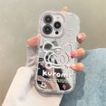 thumbnail image 4 of Funda de teléfono Kawaii Sanrio Kitty Kuromi con espejo estilo Graffiti para Iphone 15 15Pro 15Promax 14 13 12 11 Xr, funda anticaída incluida, 4 of 5