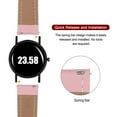 thumbnail image 5 of Uxcell Leather Watch Band 22mm Quick Release Genuine Leather Replacement Watch Straps for Men Women, White, 5 of 6