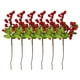 thumbnail image 1 of Tallos artificiales de frutas rojas Naiovety 6 piezas para decoración navideña, 1 of 6