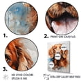 thumbnail image 3 of Designart "Impressionist Irish Setter III" Animals Dog Floater Framed Canvas Prints, 3 of 5