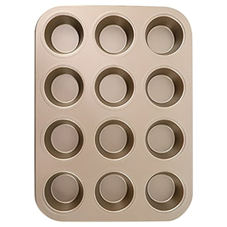 

lulshou 4/6/9/12 Cup Cake Mould Muffin Pan Non-Stick Baking Pans Easy To Clean