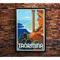 thumbnail image 2 of Italy - Taormina - Vintage Travel Poster (12x18Inches(BlackWood-Framed)), 2 of 6