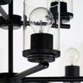 thumbnail image 4 of 10206CLBK Maxim Lighting Corona - 9 Light 2-Tier Chandelier-Black Finish    -Traditional Installation, 4 of 5