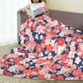 thumbnail image 6 of Sikiie Japanese Cherry Blossoms Ultra-Soft Micro flannel Blanket Luxury All Seasons Warm Blanket for Bedding Sofa and Travel (4 sizes)-50"x40", 6 of 7