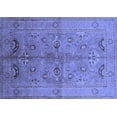 thumbnail image 1 of Ahgly Company Indoor Rectangle Oriental Blue Industrial Area Rugs, 8' x 12', 1 of 4
