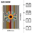 thumbnail image 2 of FORMRS 1-Subject Spiral Notebook 8" x 5" College Ruled 60 Refillable Sheet A5 Hard Cover, 2 Pack, Geometric Stripes, 2 of 7
