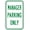 MultiColor, variant on (2 Pack) Manager Parking Only | 18" X 24" Heavy-Gauge Aluminum Sign | Rust Free Aluminum, Weather Resistant, Waterproof, Fade Resistant, 2 Pre-drilled Holes