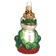 Frog Prince Polish Mouth Blown Glass Christmas Ornament  Tree Decoration