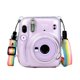 thumbnail image 2 of Estuche rígido para cámara Fujifilm Instax Mini 11, con bolsillo para fotos y correa para el hombro, transparente, 2 of 5