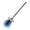 Blue, variant on Halloween Witch Broomstick Costume Prop for Cosplay Party Orange 1pc