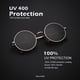 thumbnail image 3 of Gafas de sol KALIYADI redondas polarizadas retro de metal UV400 47 mm, 3 of 7