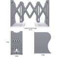 thumbnail image 2 of FrostHike Serre-Livres de Bureau Réglables, Support de Classeur Extensible, Étagère en Métal pour Mémo, Organisateur de Fichiers de Bureau pour Enfant Étudiant (Gris), 2 of 5