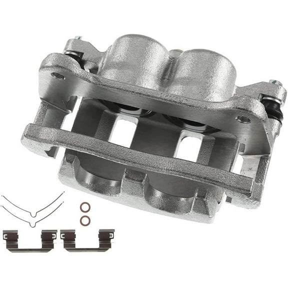 A-Premium Disc Brake Caliper Assembly with Bracket Compatible with Toyota Venza 2009-2015 Front Driver Side