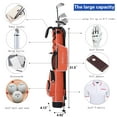 thumbnail image 4 of Golf Stand Bag, Lightweight Golf Easy Carry Bag with Padded Strap，Durable Pitch n Putt Golf Bag, Practice Ranger Sunday Golf Bag for Men&Women, 4 of 5