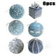 thumbnail image 3 of Set de bolas para árbol de Navidad, adornos decorativos navideños, decoraciones colgantes festivas con acabado reflectante para las celebraciones invernales, 3 of 5