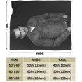thumbnail image 3 of Jesse Jay Lee Couverture Halstead Soffer, Couverture en Flanelle Ultra Douce et Légère, 3 of 5