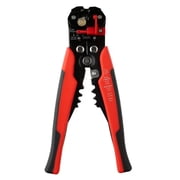 Multi-Function Wire Stripper-3 in 1 Automatic Wire Stripping Tool-10-24 AWG Wire Cutter for Electrical Cable Cutting,Crimping Tools(Red)