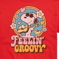 thumbnail image 3 of Peanuts - Feelin Groovy Snoopy And Woodstock Lights Only - Men's Short Sleeve Graphic T-Shirt, 3 of 6