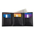 thumbnail image 4 of Cartera triple Columbia Leather para hombre, negra, con bloqueo RFID, 4 of 5