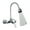 Chrome, variant on Chrome Wall Mounted Dual Hole Kitchen Faucet, Lead Free Hot Cold Water Mixer Tap, Stream Spray Bubbler 360 Rotation Flexible Pipe